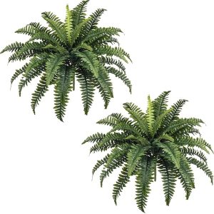 35" Ferns Artificial Bush Plants Large